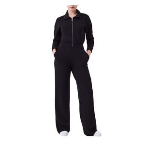 NWT Women's Spanx AirEssentials Wide Leg Long Sleeve Jumpsuit XS